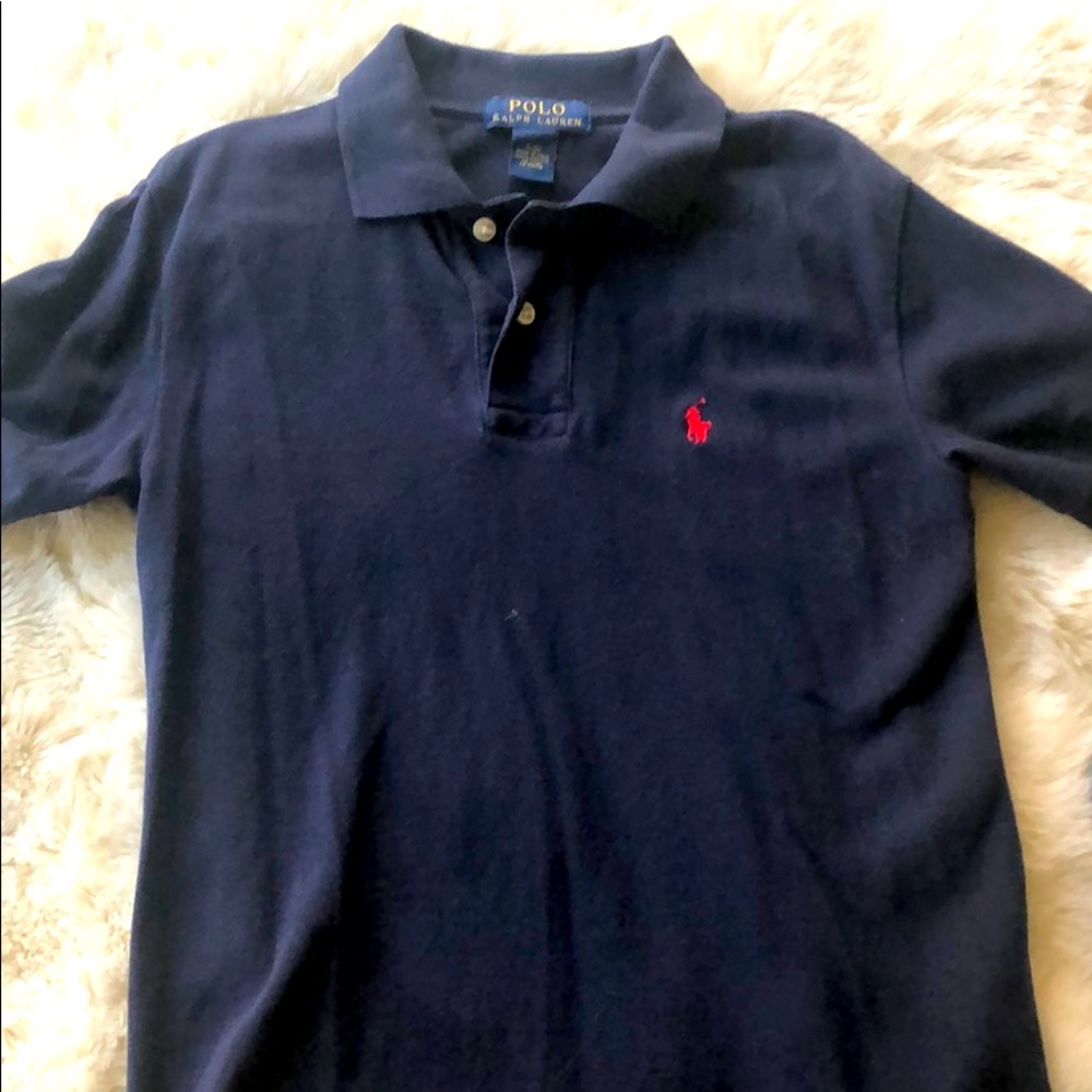 Boys POLO RL polo shirt; Sz 8